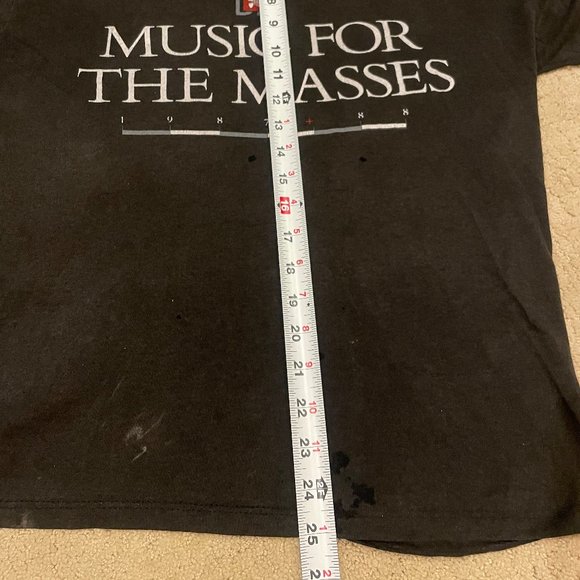 Depeche Mode 1988 Black Concert Tee Medium - Picture 6 of 7